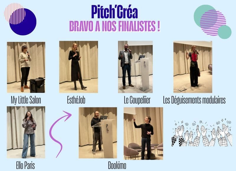 EsthéJob sélectionnée pour le programme Pitch'Créa 2026